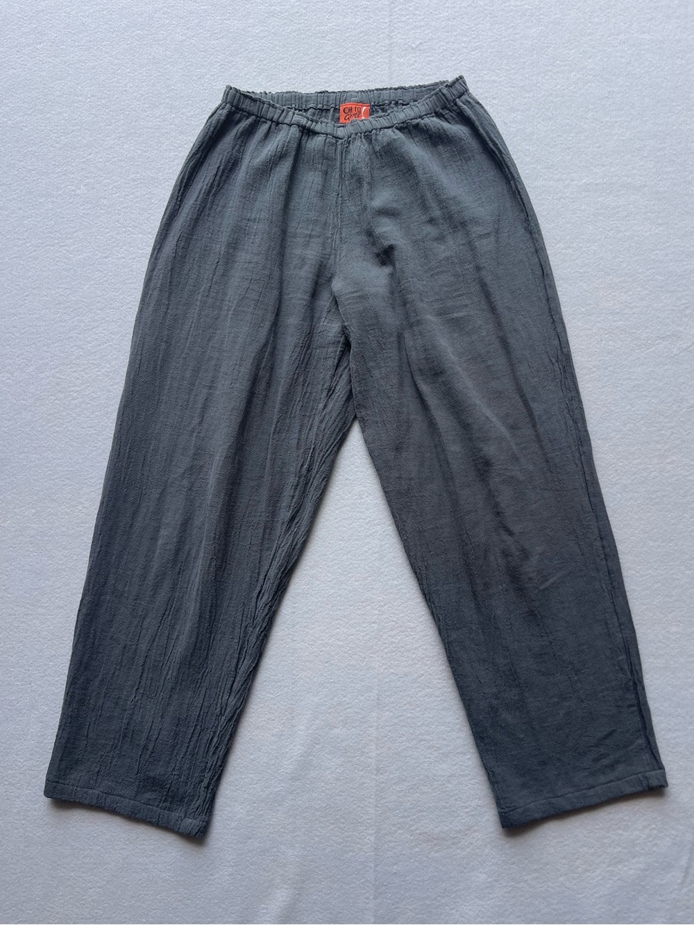 Oh My Gauze! Pants Bottoms Women's Size 1 Small S Dark Gray Cotton Lightweight